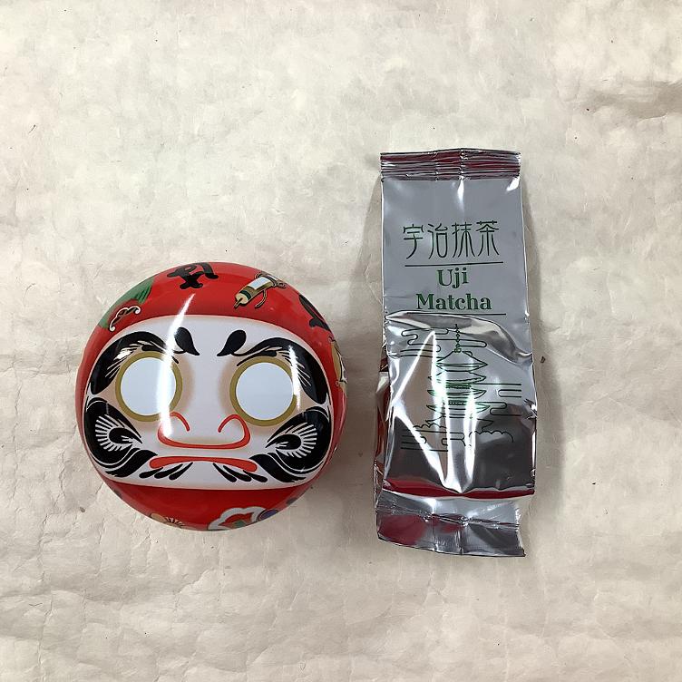 Hishiwaen Uji Matcha Pulver-Daruma rot - 0