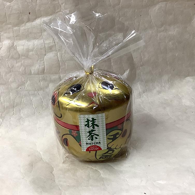 Hishiwaen Uji Matcha Pulver-Maneki neko gold