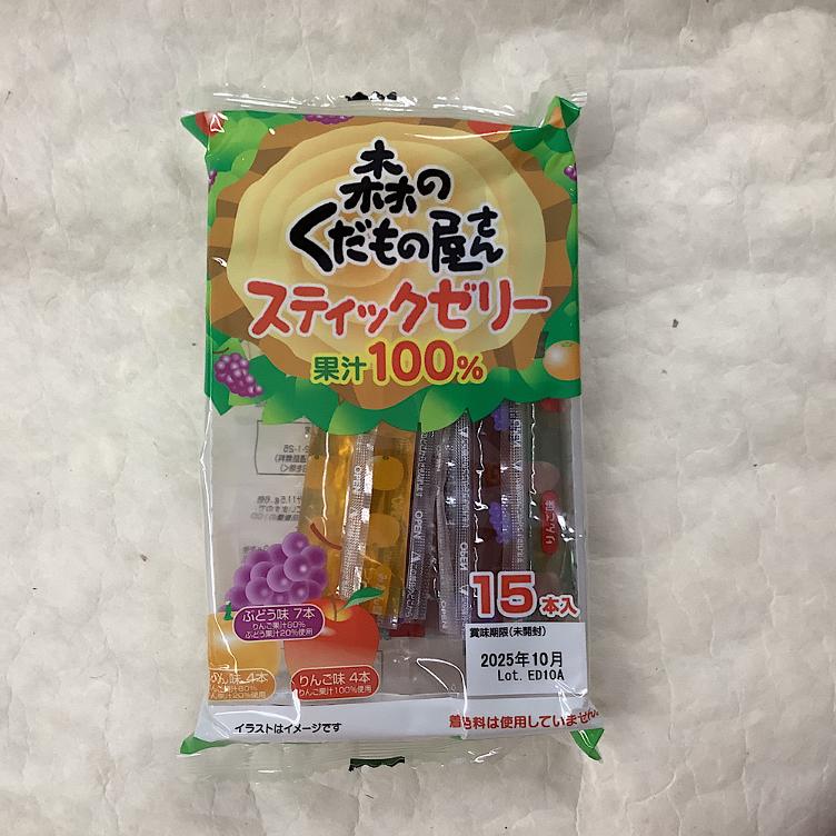 Nosui Mori no Fruit Juice Jelly Sticks