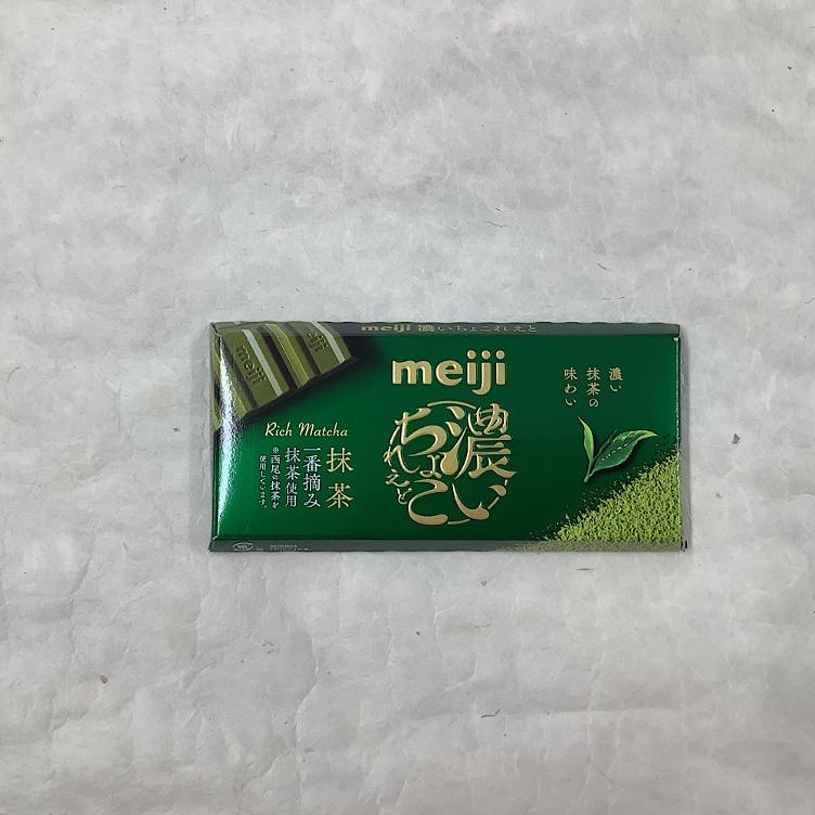 Meiji Rich Schokolade Matcha