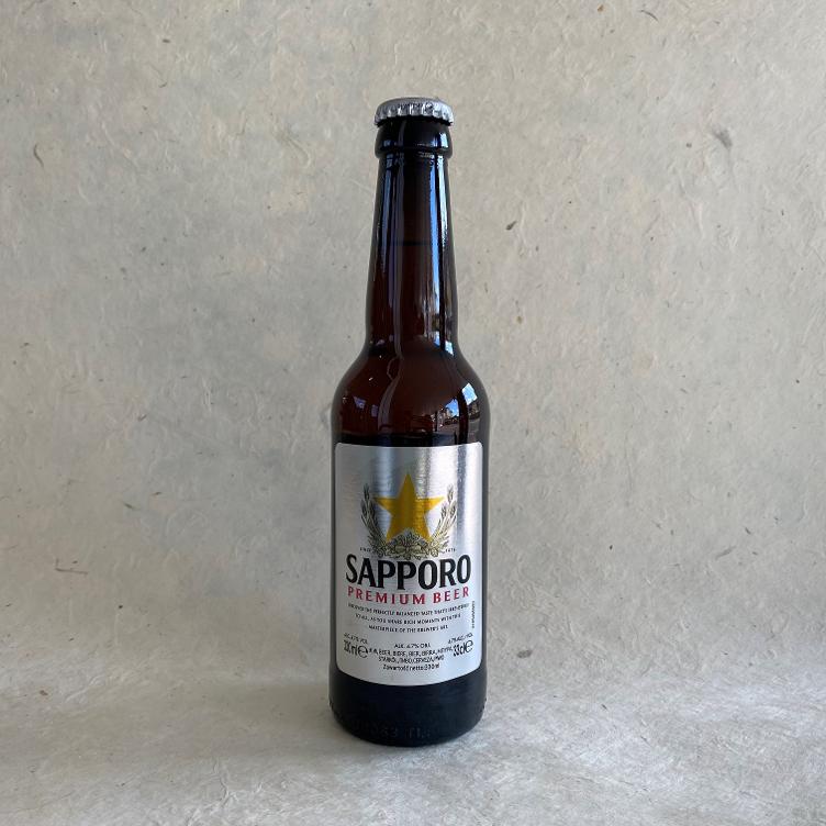 Sapporo Bier Flasche