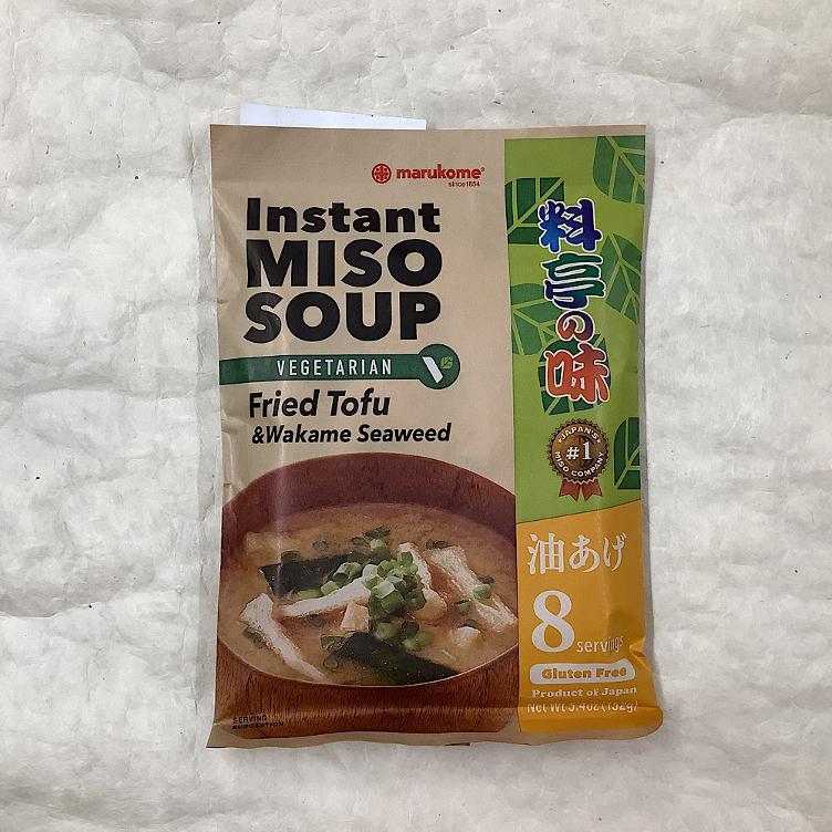 Marukome Instant Misosuppe -Aburaage Vegan