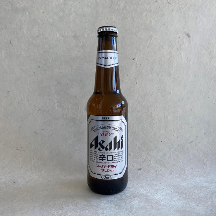 Asahi Bier Flasche