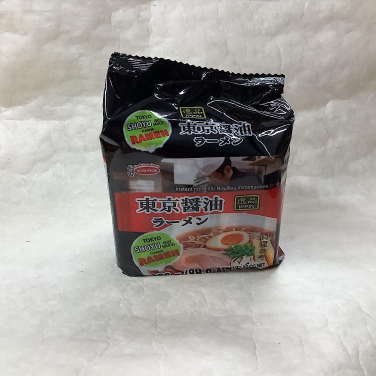 Ippin Instant Ramen Shoyu 4x89g