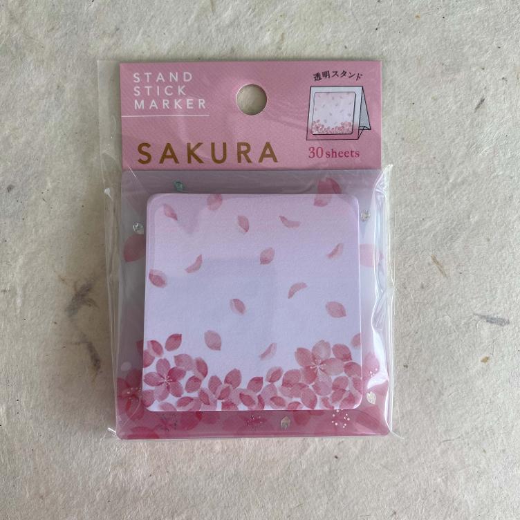 Haftnotiz Sakura Eckig