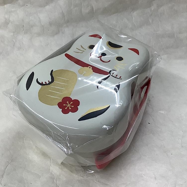 Lunchbox - Manekineko weiss