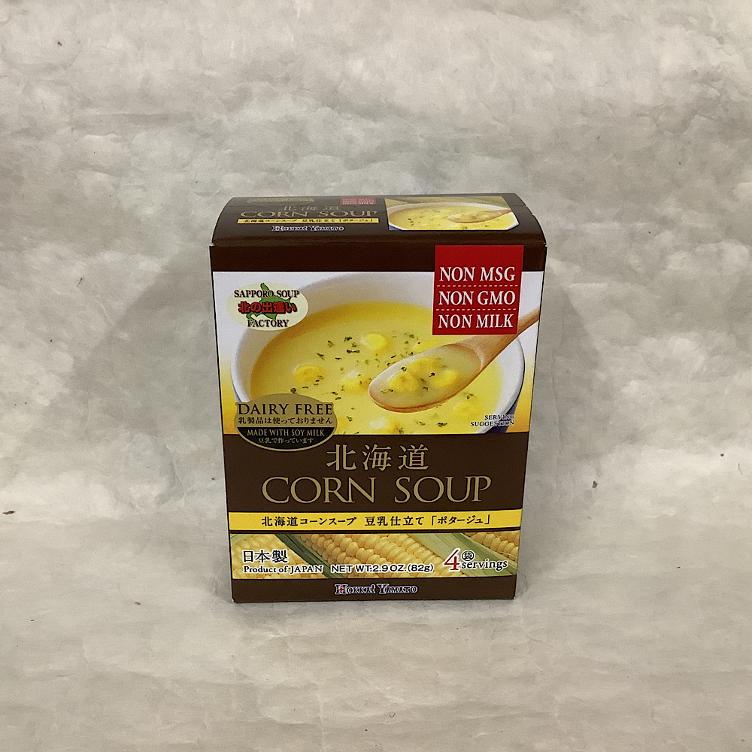 Hokkaido instant Maissuppe mit Sojamilch