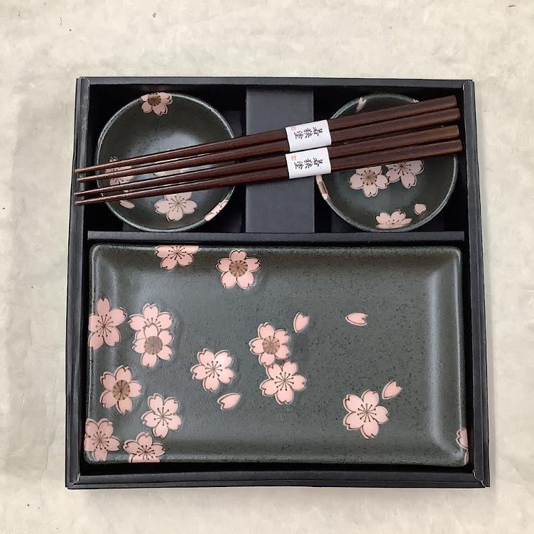 Geschirr Sushi Set Sakura Matt