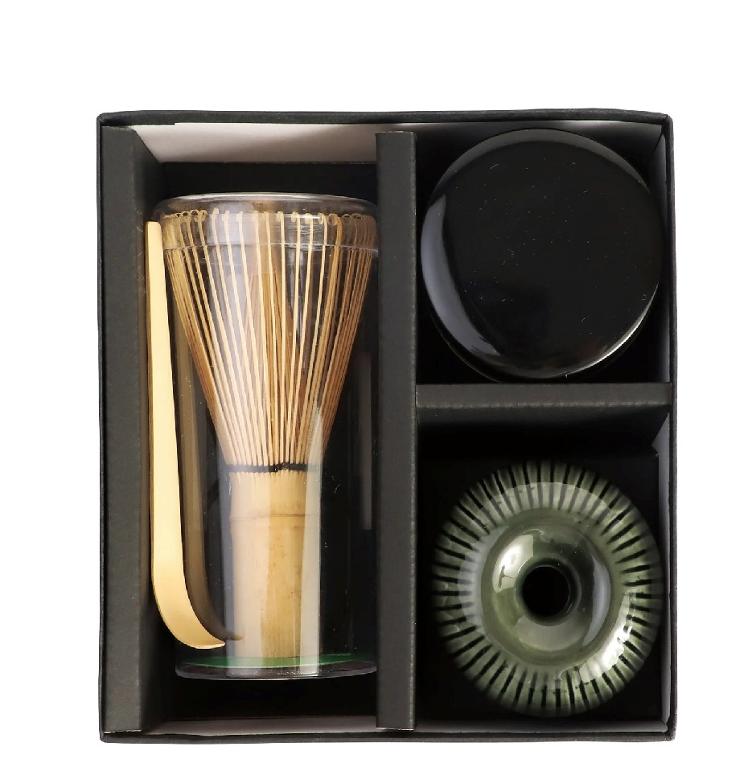 Matcha Set - Dose,Chasen, Chasen ständer